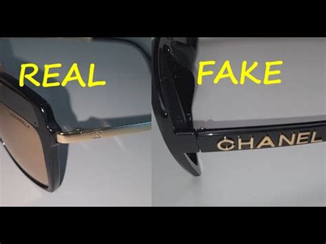 chanel sunglasses real vs fake|how to authenticate Chanel sunglasses.